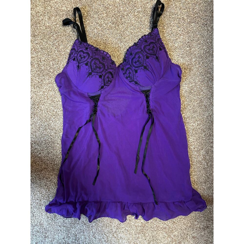Purple Lingerie Dress